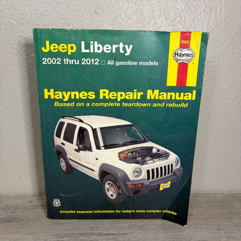 Haynes Jeep Liberty Repair Manual 2002-2012 Gasoline Models 50035